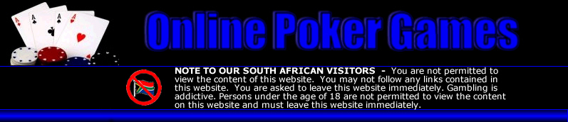 Play online poker games at the best South African poker rooms